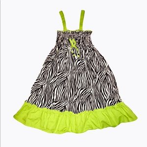 Pinky Girl’s Zebra Dress Size 6x